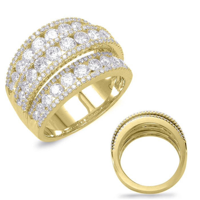 Yellow Gold Diamond Band - D4393YG