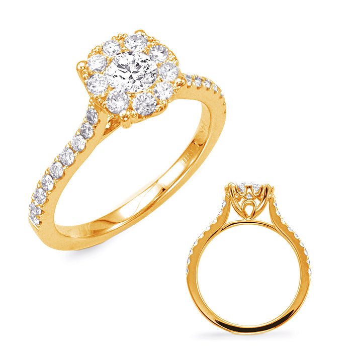 Yellow Gold Diamond Fashion Ring - D4400-20YG