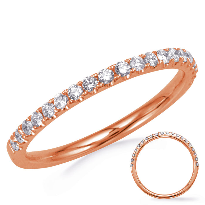 Rose Gold Wedding Band - D4400-B25RG