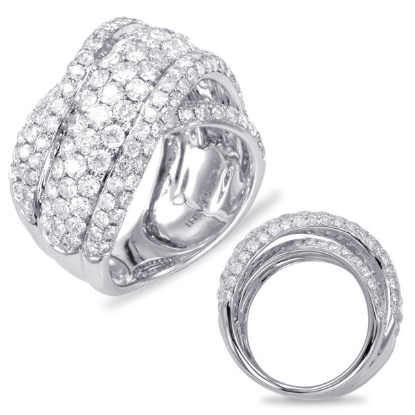 White Gold Diamond Fashion Ring