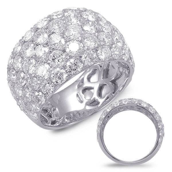 White Gold Diamond Fashion Ring