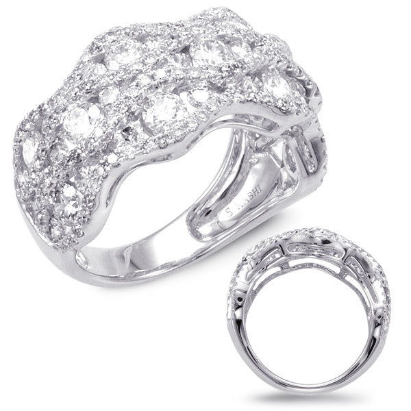 White Gold Diamond Fashion Ring