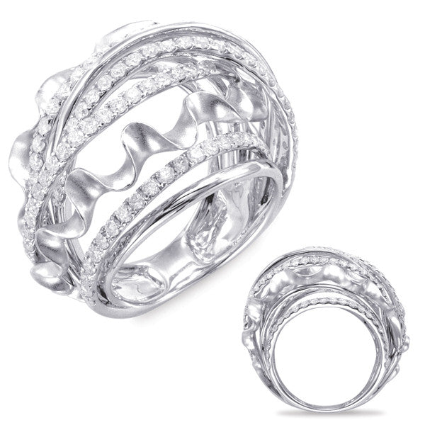 White Gold Diamond Fashion Ring