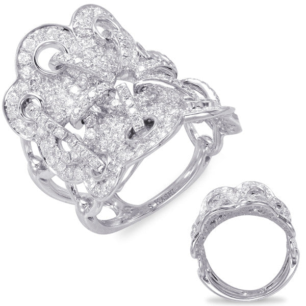 White Gold Diamond Fashion Ring