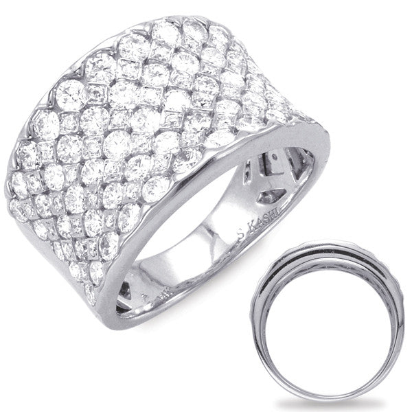 White Gold Diamond Fashion Ring