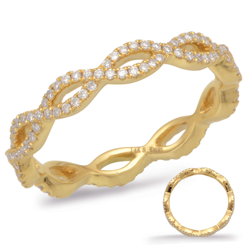 Yellow Gold Eternity Band - D4429-6YG