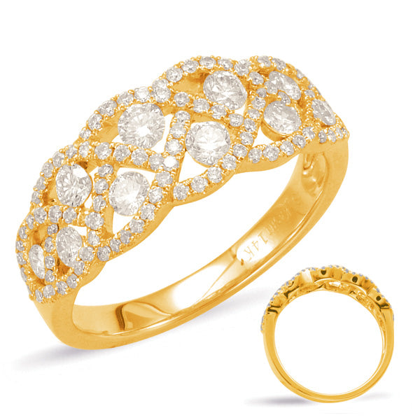 Yellow Gold Diamond Fashion Ring - D4443YG