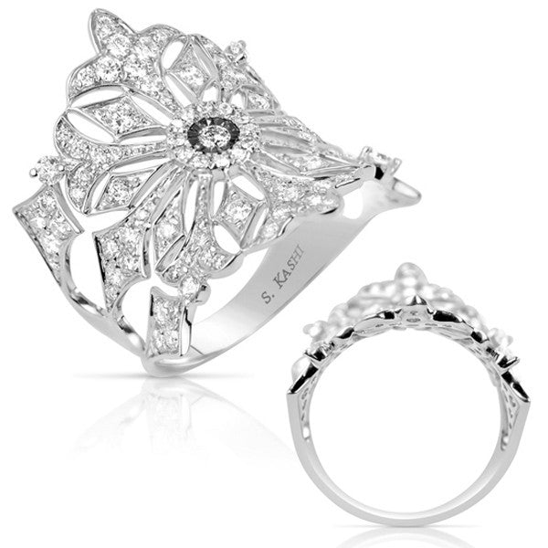 White Gold Diamond Fashion Ring