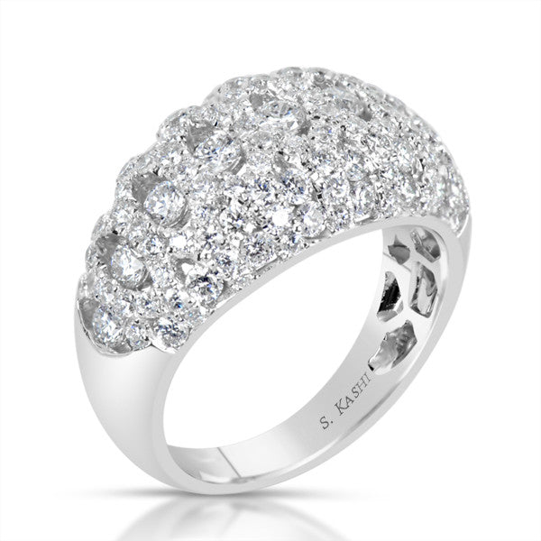 White Gold Diamond Fashion Ring