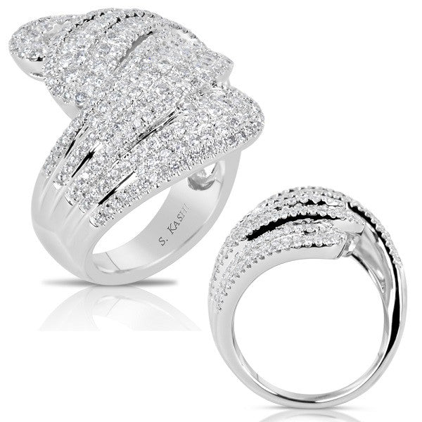 White Gold Diamond Fashion Ring