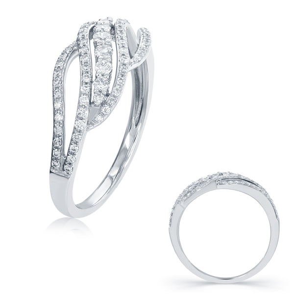 White Gold Diamond Fashion Ring - D4482WG
