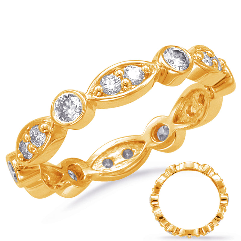 Yellow Gold Stackable Eternity Band - D4530YG