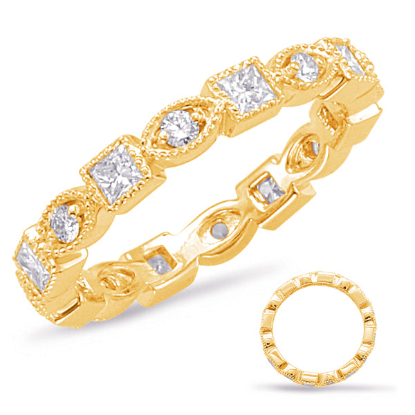 Yellow Gold Stackable Eternity Band - D4531YG