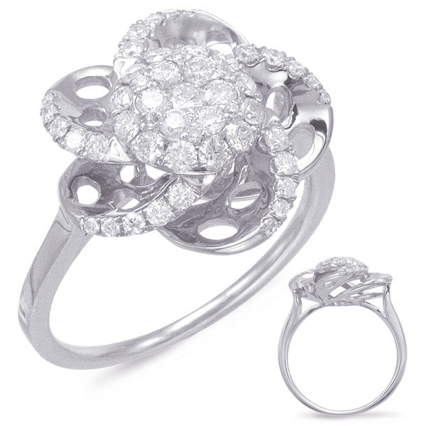 White Gold Diamond Fashion Ring