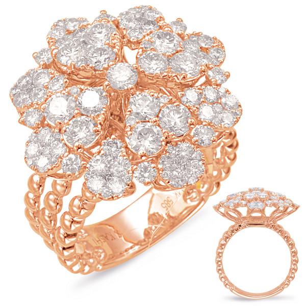 Yellow Gold Diamond Fashion Ring  # D4540YG