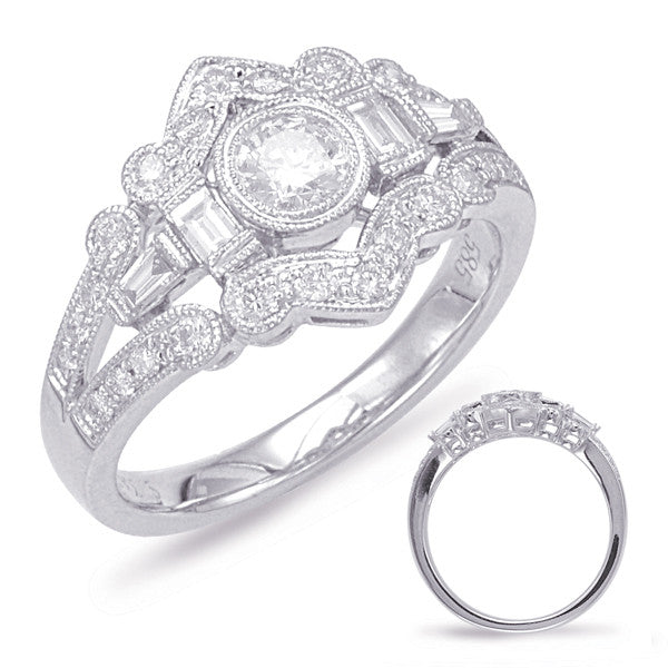 White Gold Diamond Fashion Ring