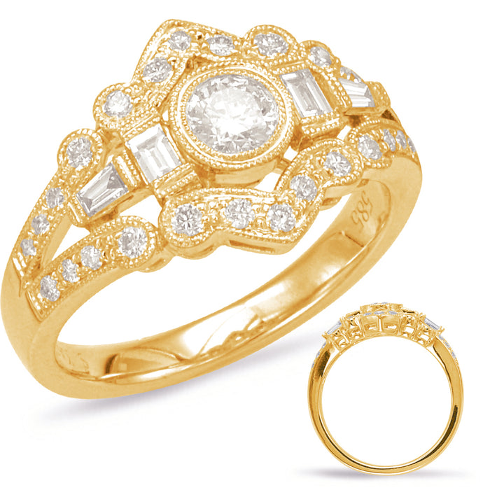 Yellow Gold Diamond Fashion Ring - D4544YG