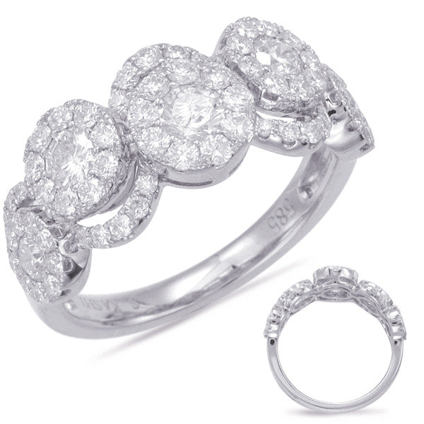 White Gold Diamond Fashion Ring