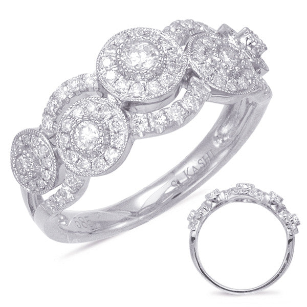 White Gold Diamond Fashion Ring