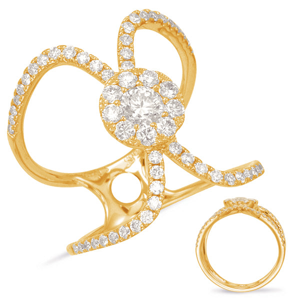 Yellow Gold Diamond Fashion Ring - D4550YG