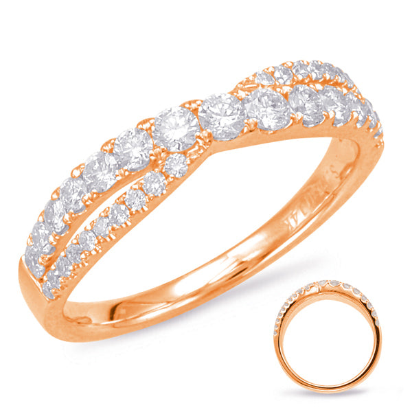 Rose Gold Diamond Fashion Ring - D4554RG