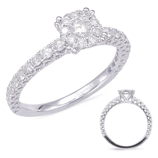 White Gold Diamond Fashion Ring