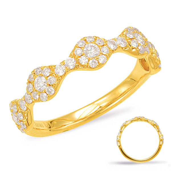 Yellow Gold Diamond Fashion Ring - D4557YG