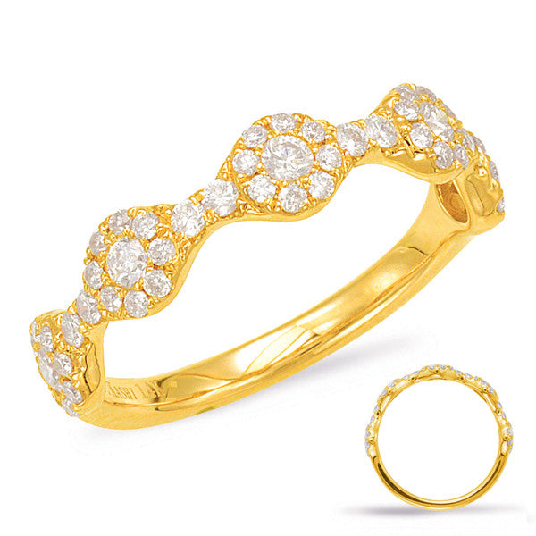 Yellow Gold Diamond Fashion Ring