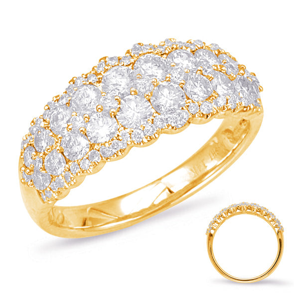 Yellow Gold Diamond Fashion Ring - D4561YG