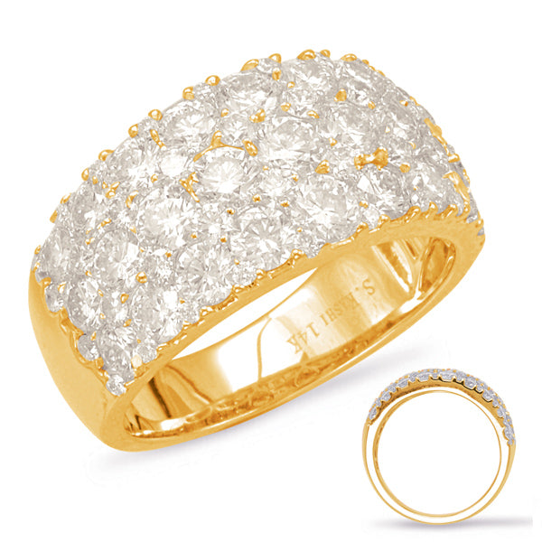 Yellow Gold Diamond Fashion Ring - D4562YG