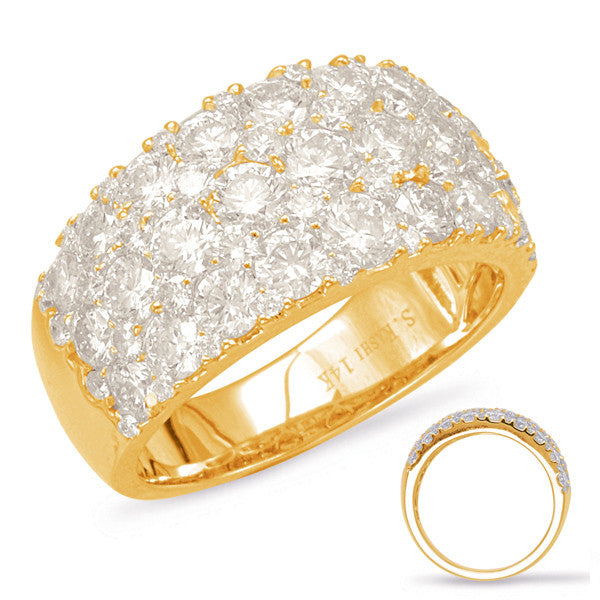 Yellow Gold Diamond Fashion Ring