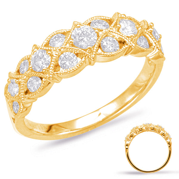 Yellow Gold Diamond Fashion Ring - D4566YG