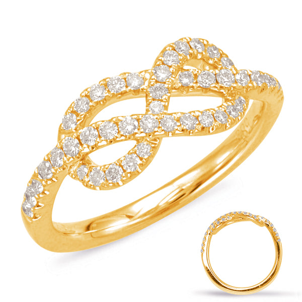 Yellow Gold Diamond Fashion Ring - D4573YG