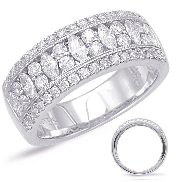 White Gold Diamond Fashion Ring