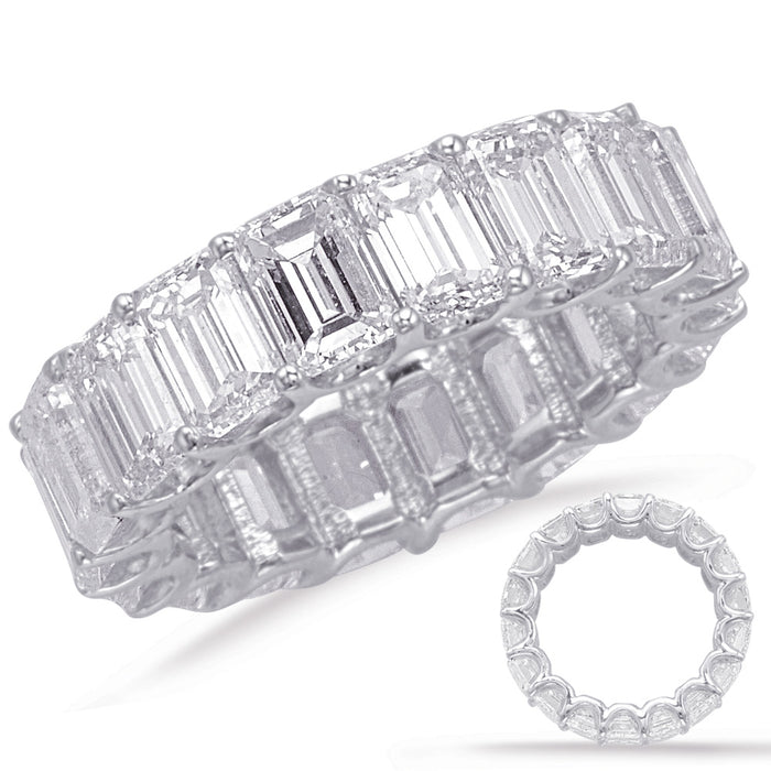 Emerald Cut Eternity Band (4.3mm) - D4587-564WG