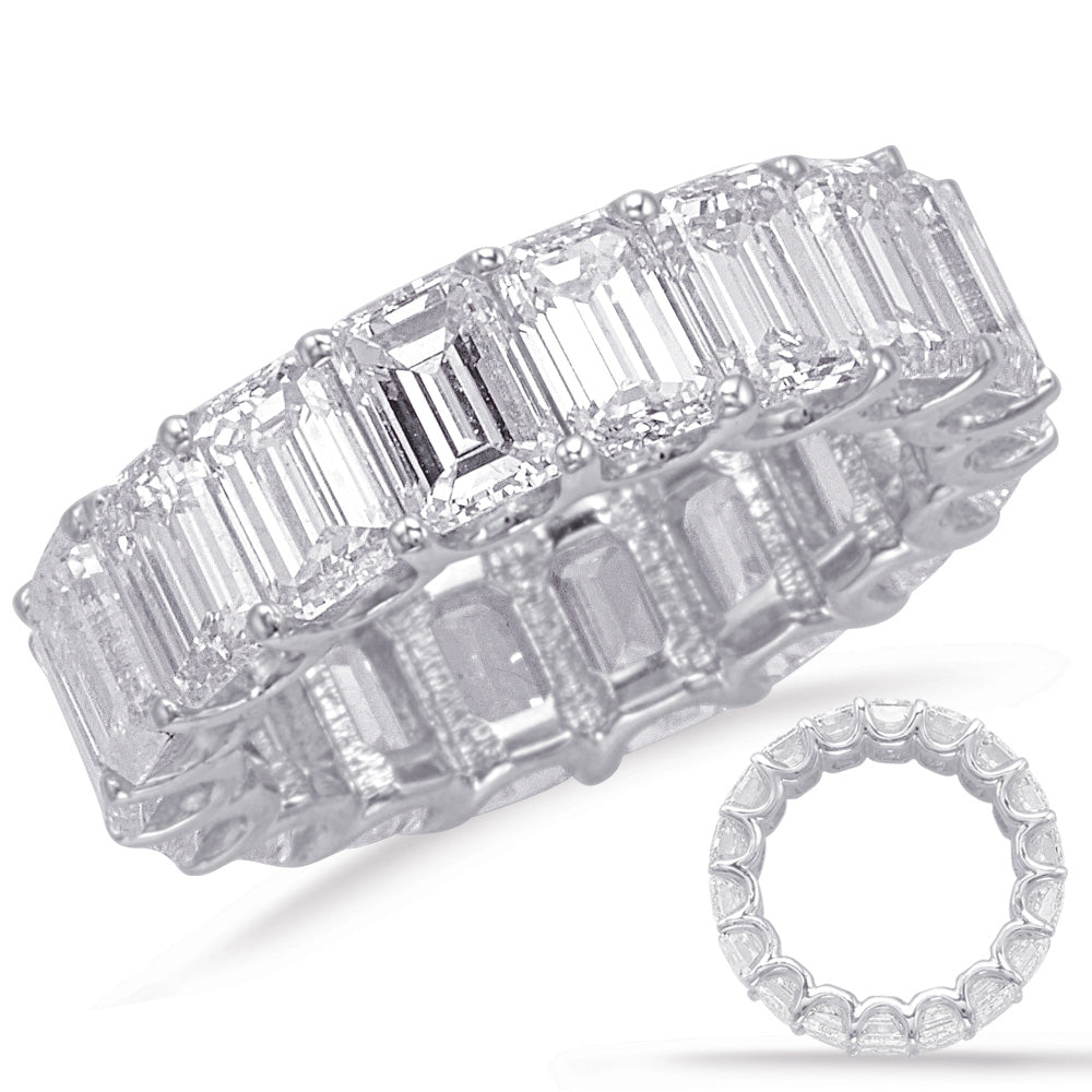 Emerald Cut Eternity Band (5.1mm) - D4587-814WG