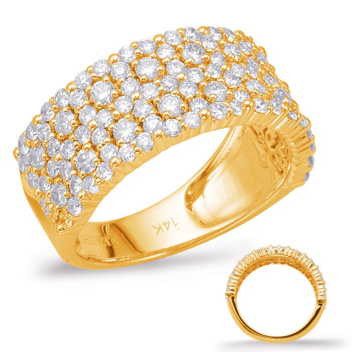 Yellow Gold Diamond Fashion Ring - D4588YG