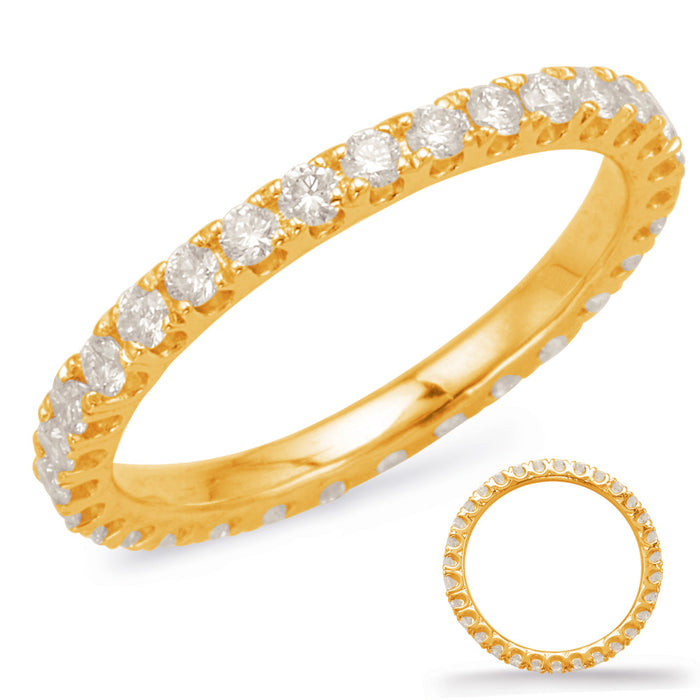 Yellow Gold Eternity Band - D4590-7YG