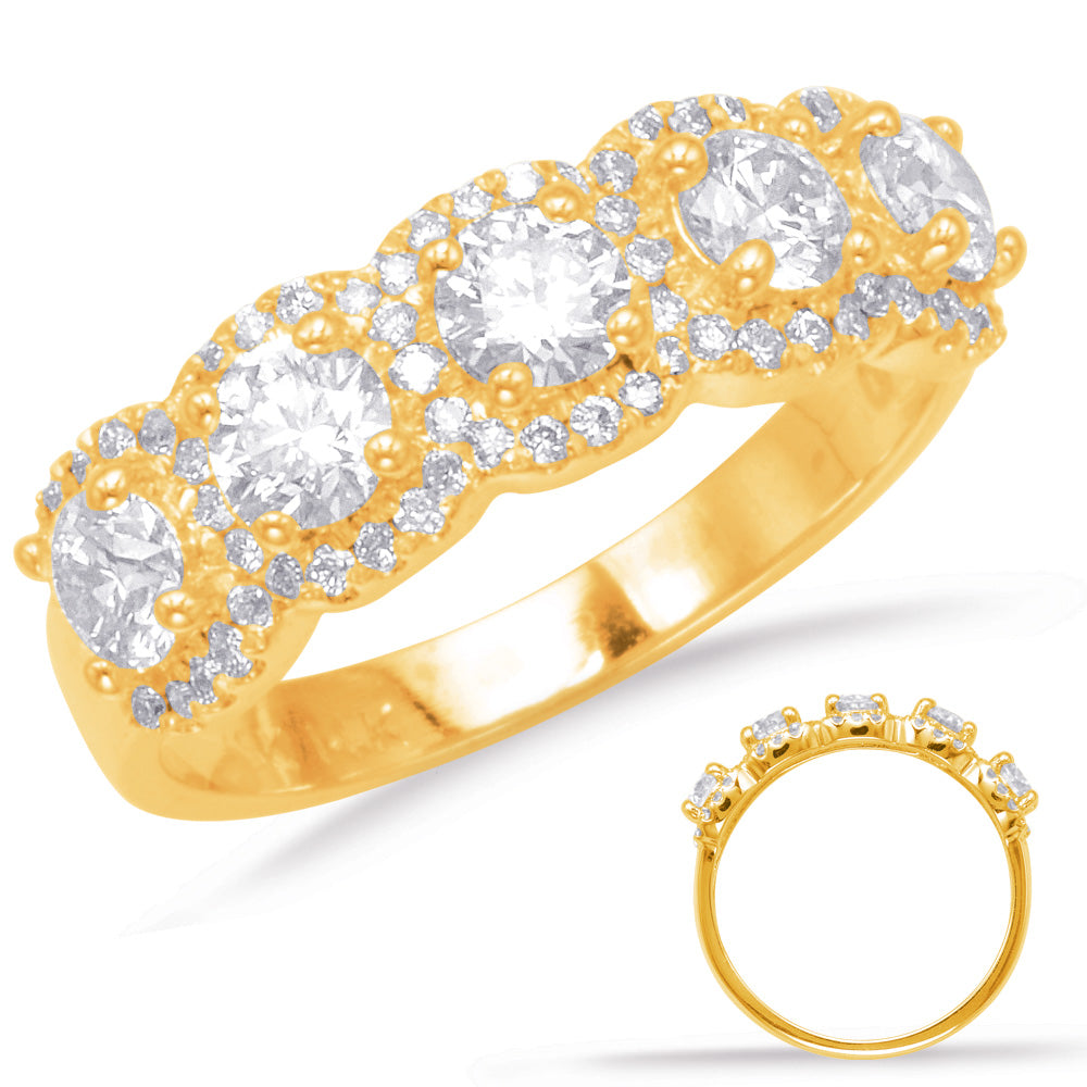 Yellow Gold Diamond Fashion Ring - D4593YG