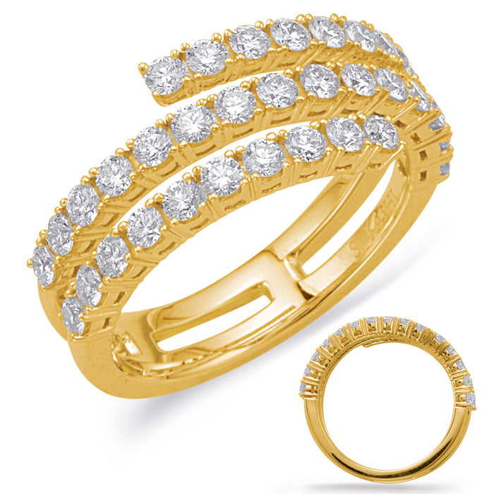 Yellow Gold Diamond Fashion Ring - D4611YG