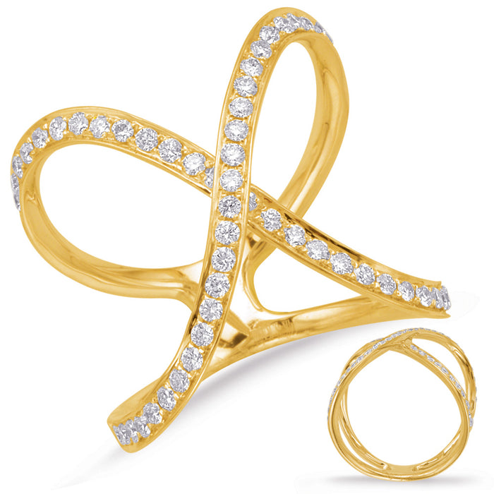 Yellow Gold Diamond Fashion Ring - D4630YG