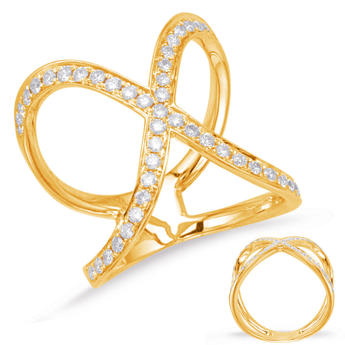 Yellow Gold Diamond Fashion Ring - D4631YG