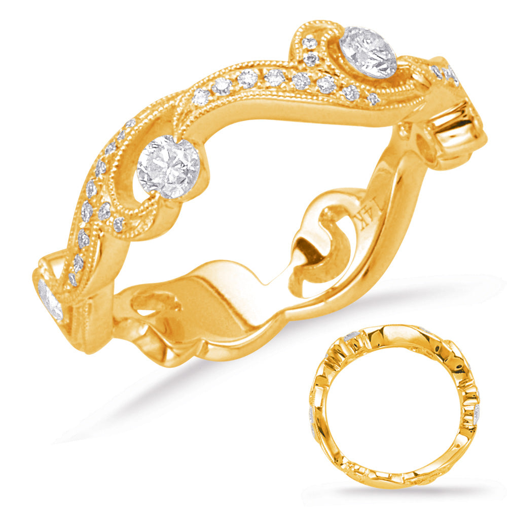 Yellow Gold Diamond Fashion Ring - D4632YG