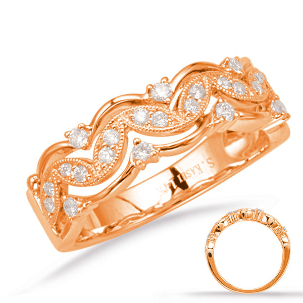 Rose Gold Diamond Fashion Ring - D4642RG