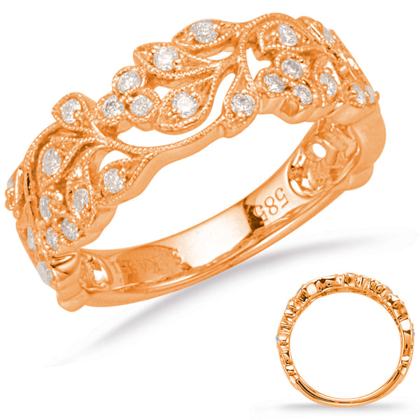 Rose Gold Diamond Fashion Ring - D4646RG