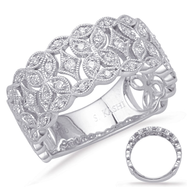 White Gold Diamond Fashion Ring - D4647WG