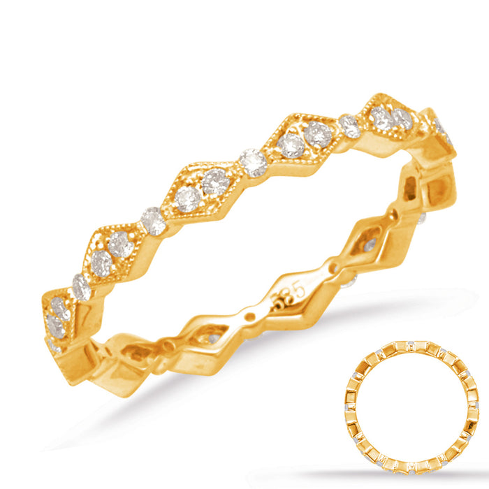 Yellow Gold Eternity Band - D4652-6YG