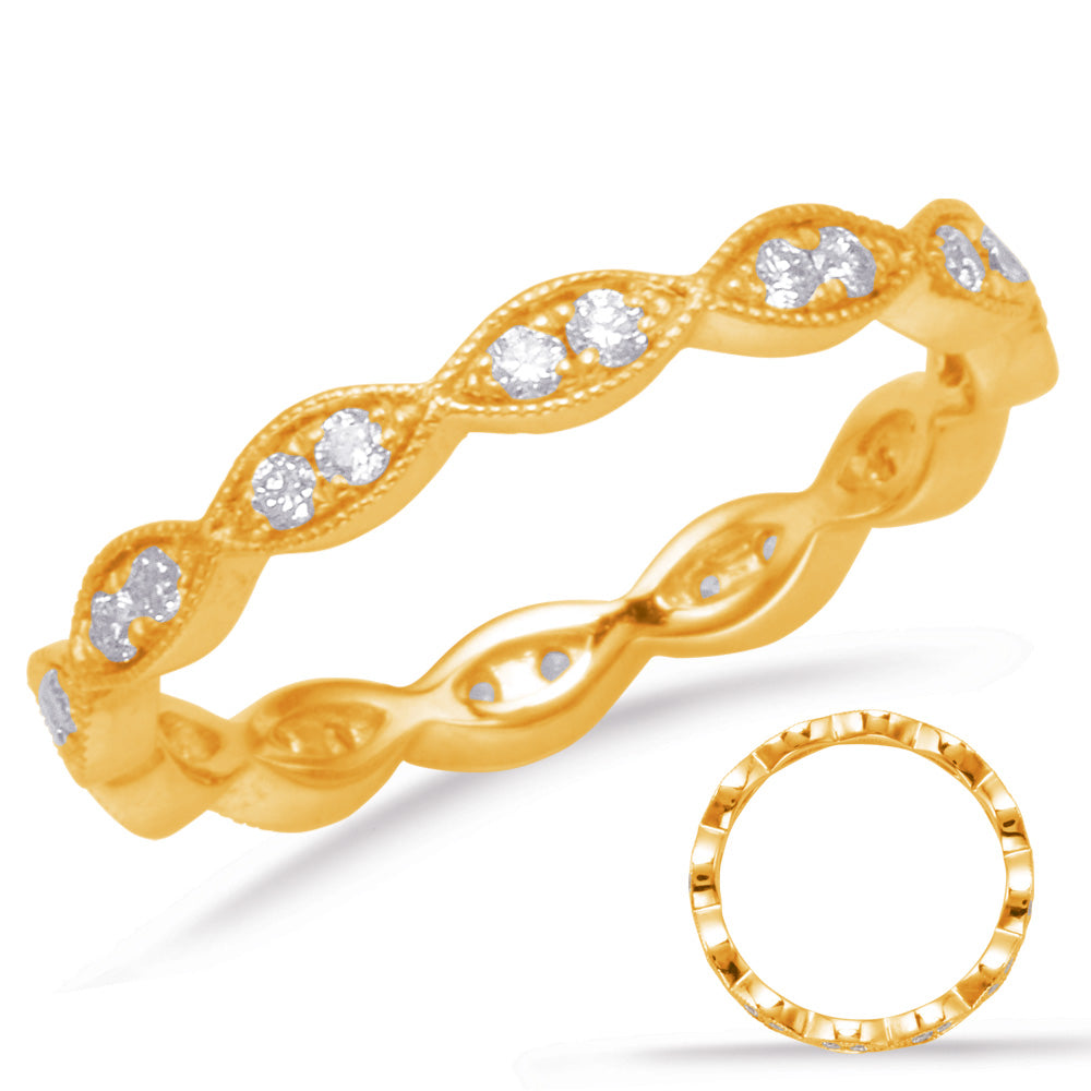 Yellow Gold Eternity Band - D4654-6YG