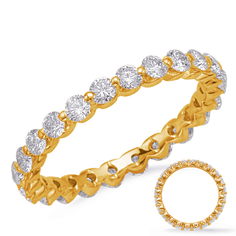 Yellow Gold Eternity Band - D4657-6YG