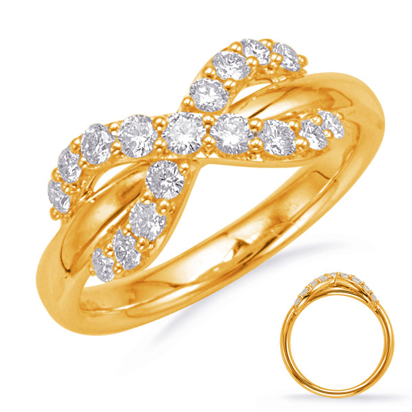 Yellow Gold Diamond Fashion Ring - D4672YG